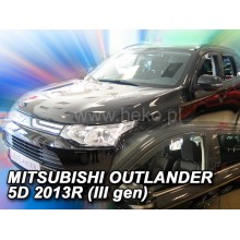 Дефлекторы боковых окон Team Heko для Mitsubishi Outlander III (2012-)